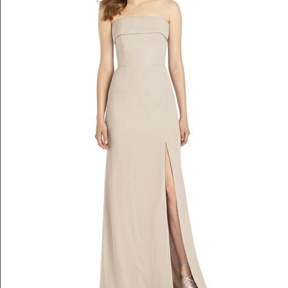 Dessy Bella Bridesmaids BB124 Cameo Dress - Picture 1 of 8